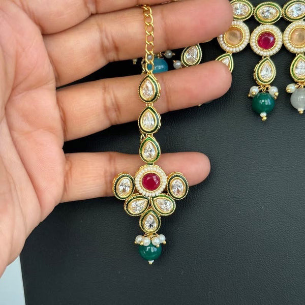 Multi Kundan Necklace Set