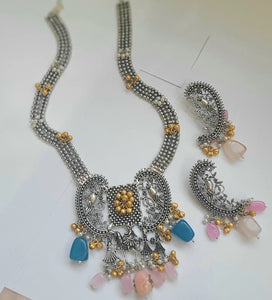 Alia fusion pendant necklace set