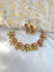 Bhani goldplated statement necklace set