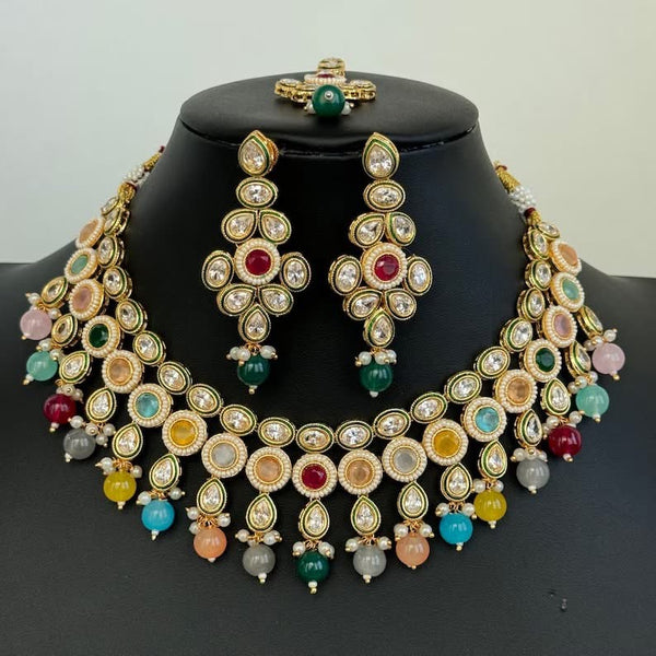 Multi Kundan Necklace Set