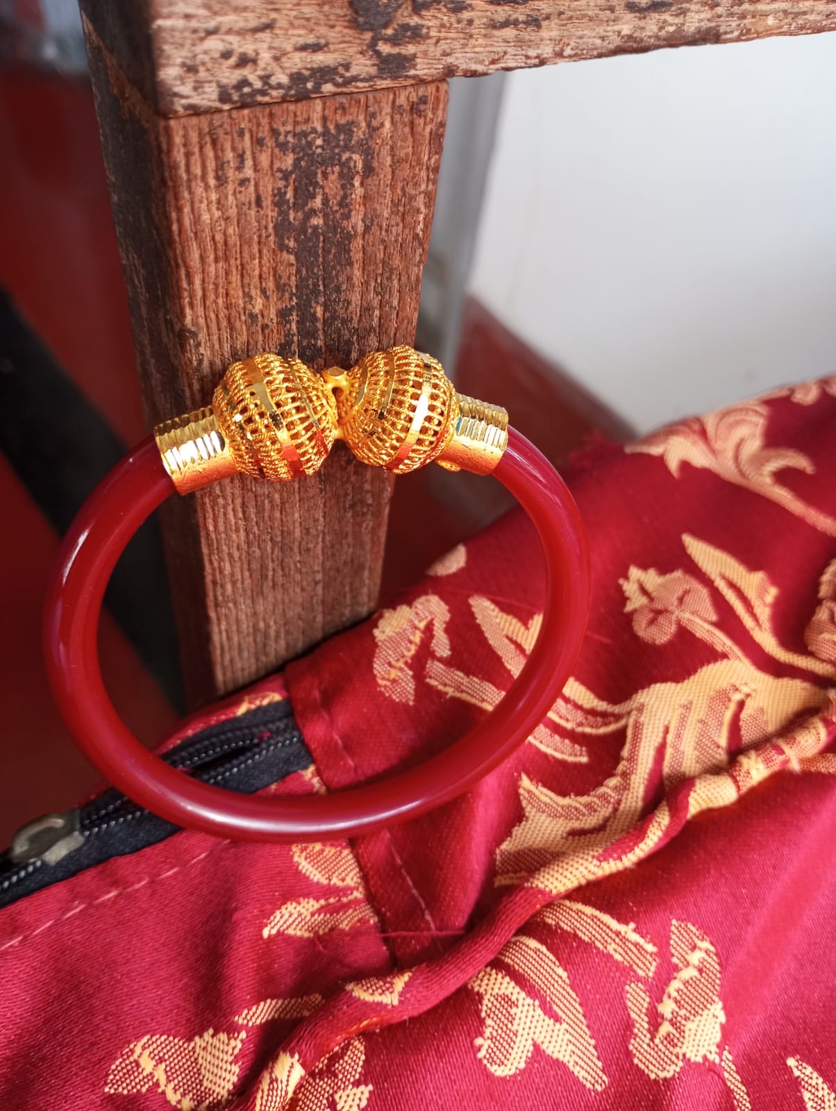 Red CitiGold Pola Bangle