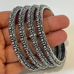 Oxidized German Silver Bangles