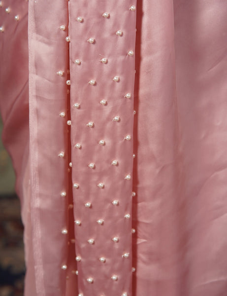 Onion Pink Pearl Paradise Saree