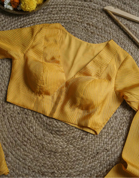 Yellow Full Sleeve Blouse