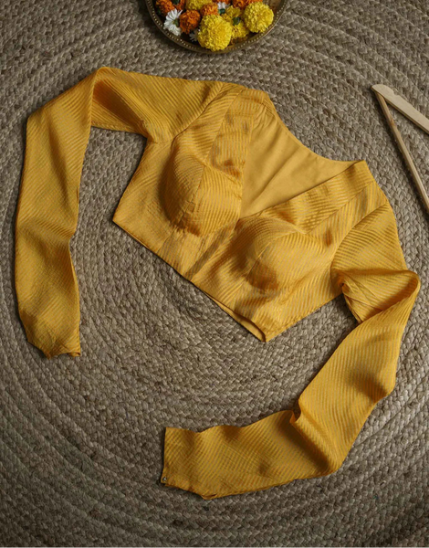 Yellow Full Sleeve Blouse