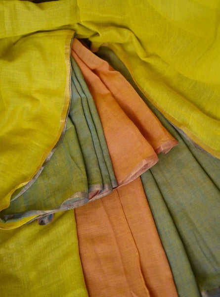 Sunbaked Handloom Woven Lightweight Cotton Sarees