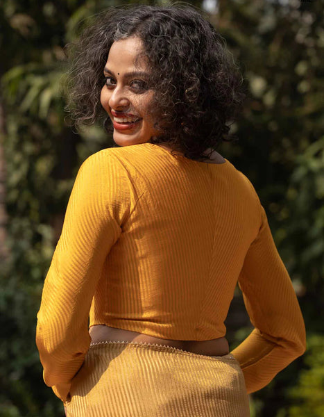 Yellow Full Sleeve Blouse