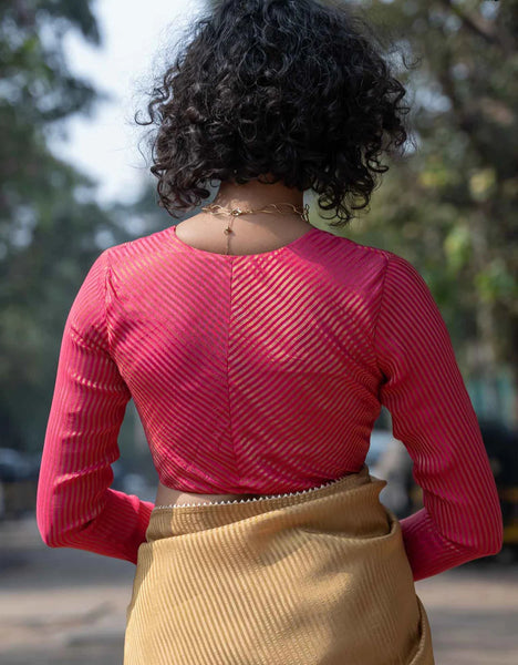 Pink Full Sleeve Blouse