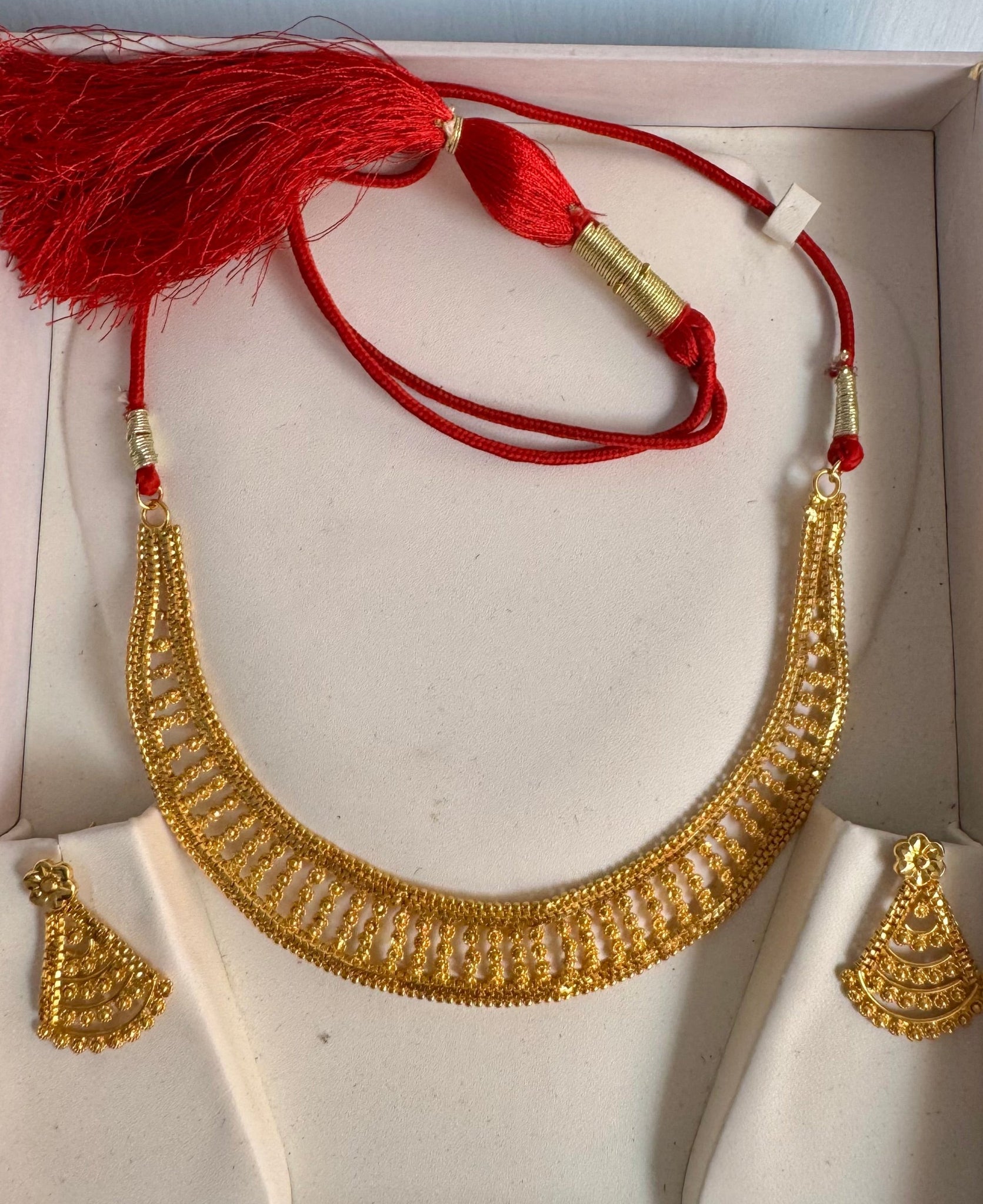 Citigold Gold Plated Necklace with Earrings