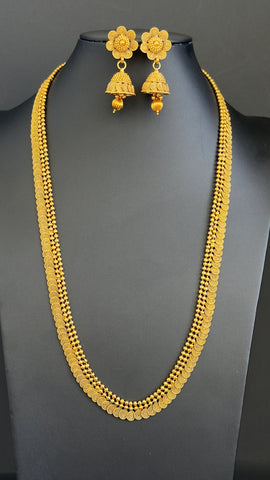 Antique Gold Long Haram Necklace