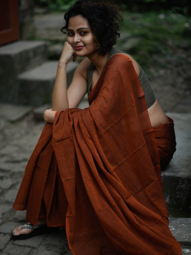 linen cotton saree : A Timeless Classic for All Occasions and grace –  Akruti Sarees
