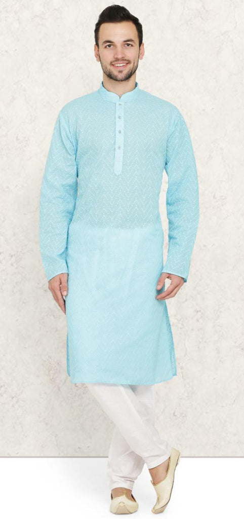 Sky blue best sale colour kurta pajama