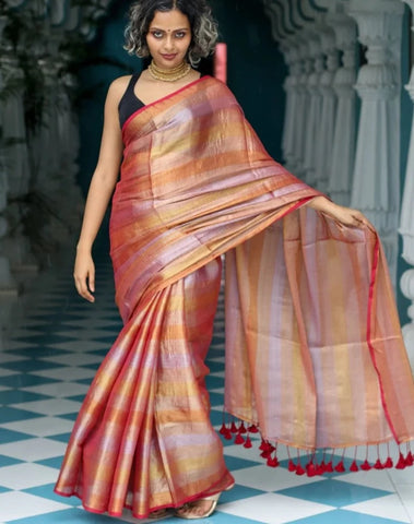 Gorgeous Cotton and Zari Saree